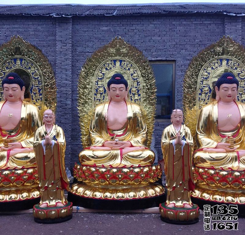 玻璃鋼彩繪景區(qū)戶外大型景觀三圣雕塑 玻璃鋼彩繪景區(qū)戶外大型景觀三圣雕塑