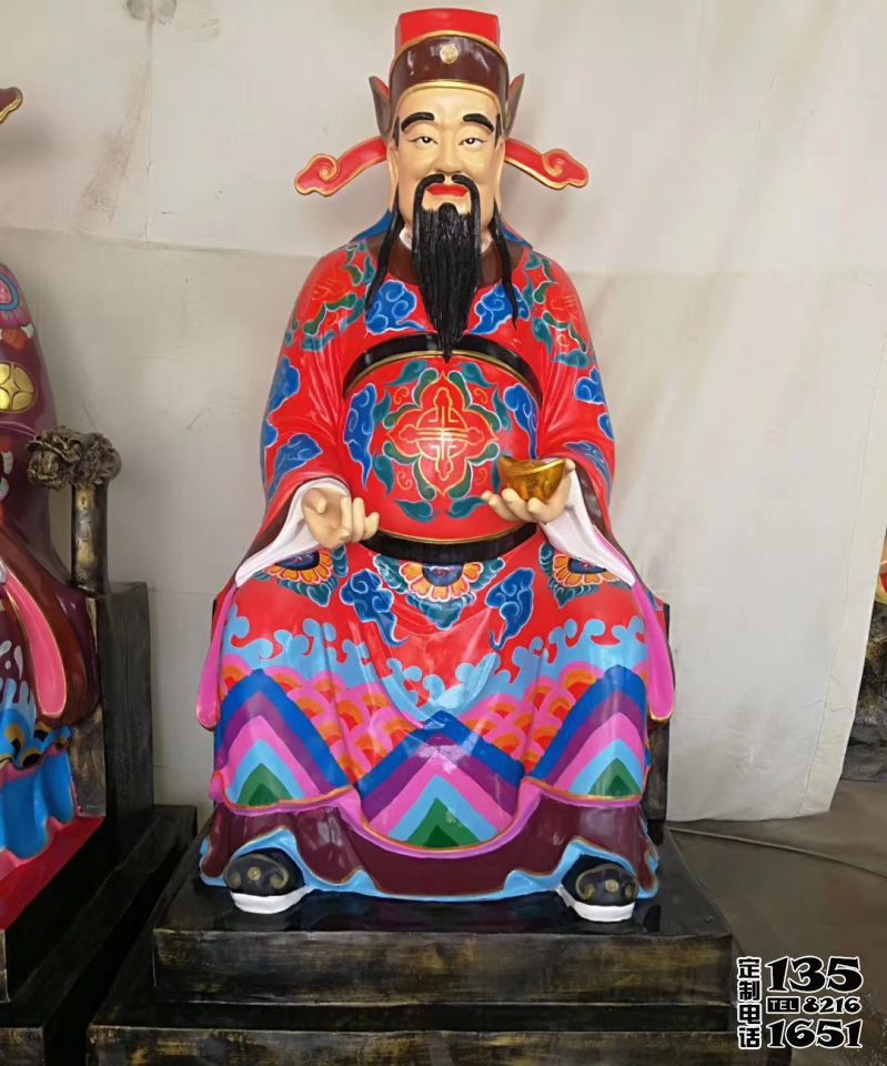 家用招財(cái)玻璃鋼彩繪文財(cái)神雕塑 家用招財(cái)玻璃鋼彩繪文財(cái)神雕塑